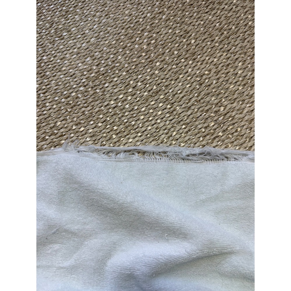 Vintage L.L. Bean White Green Logo Beach Towel 100% Cotton Made in Turkey 59x37 - Picture 4 of 6